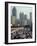 Traffic Backs up on the Downtown Connector in Atlanta-null-Framed Photographic Print
