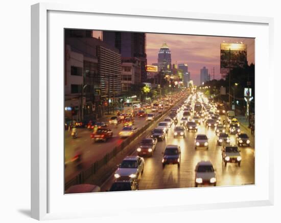 Traffic, Bangkok, Thailand, Asia-Ken Gillham-Framed Photographic Print