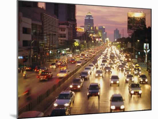 Traffic, Bangkok, Thailand, Asia-Ken Gillham-Mounted Photographic Print