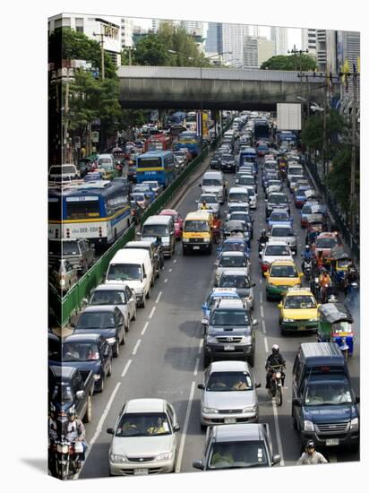 Traffic, Bangkok, Thailand, Southeast Asia-Porteous Rod-Stretched Canvas