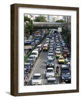 Traffic, Bangkok, Thailand, Southeast Asia-Porteous Rod-Framed Photographic Print