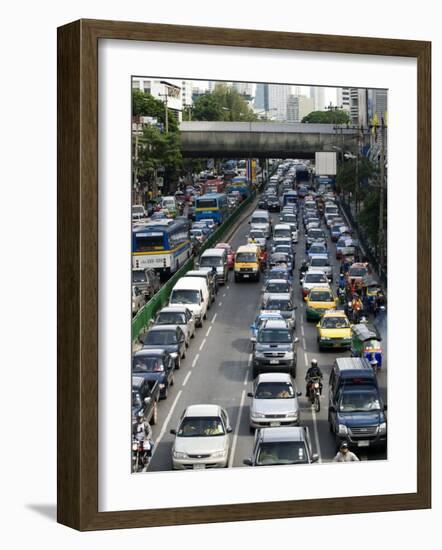 Traffic, Bangkok, Thailand, Southeast Asia-Porteous Rod-Framed Photographic Print