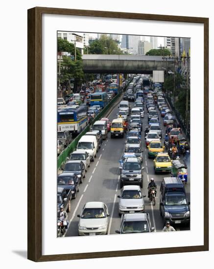 Traffic, Bangkok, Thailand, Southeast Asia-Porteous Rod-Framed Photographic Print