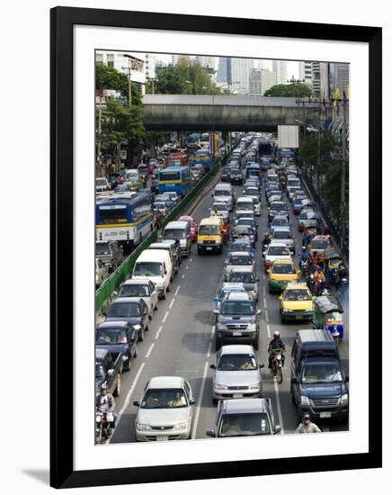 Traffic, Bangkok, Thailand, Southeast Asia-Porteous Rod-Framed Photographic Print