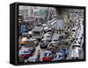 Traffic Chaos in Bangkok, Thailand, Southeast Asia, Asia-Andrew Mcconnell-Framed Stretched Canvas