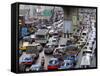 Traffic Chaos in Bangkok, Thailand, Southeast Asia, Asia-Andrew Mcconnell-Framed Stretched Canvas