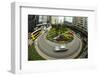 Traffic Circle in down Town Hong Kong with Motion-Terry Eggers-Framed Photographic Print