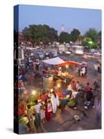 Traffic Congestion and Street Life in the City of Jaipur, Rajasthan, India, Asia-Gavin Hellier-Stretched Canvas