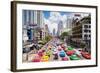 Traffic Congestion in Central Bangkok, Thailand, Southeast Asia, Asia-Gavin Hellier-Framed Photographic Print