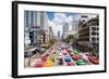 Traffic Congestion in Central Bangkok, Thailand, Southeast Asia, Asia-Gavin Hellier-Framed Photographic Print