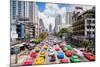 Traffic Congestion in Central Bangkok, Thailand, Southeast Asia, Asia-Gavin Hellier-Mounted Photographic Print