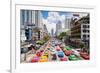 Traffic Congestion in Central Bangkok, Thailand, Southeast Asia, Asia-Gavin Hellier-Framed Photographic Print