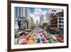 Traffic Congestion in Central Bangkok, Thailand, Southeast Asia, Asia-Gavin Hellier-Framed Photographic Print