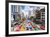 Traffic Congestion in Central Bangkok, Thailand, Southeast Asia, Asia-Gavin Hellier-Framed Photographic Print