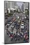 Traffic Congestion in Downtown Area, Bangkok, Thailand, Southeast Asia, Asia-Stuart Black-Mounted Photographic Print