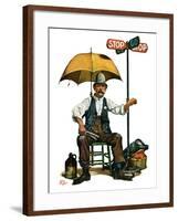 "Traffic Cop,"June 5, 1926-Alan Foster-Framed Giclee Print