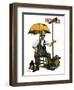 "Traffic Cop,"June 5, 1926-Alan Foster-Framed Giclee Print