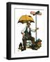 "Traffic Cop,"June 5, 1926-Alan Foster-Framed Premium Giclee Print