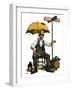 "Traffic Cop,"June 5, 1926-Alan Foster-Framed Premium Giclee Print