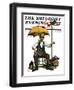 "Traffic Cop," Saturday Evening Post Cover, June 5, 1926-Alan Foster-Framed Giclee Print
