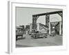 Traffic Driving on to the Woolwich Ferry, London, 1945-null-Framed Photographic Print