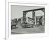 Traffic Driving on to the Woolwich Ferry, London, 1945-null-Framed Photographic Print