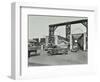 Traffic Driving on to the Woolwich Ferry, London, 1945-null-Framed Photographic Print