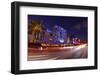 Traffic Early in the Evening in the Art Deco District, Ocean Drive, Miami South Beach-Axel Schmies-Framed Premium Photographic Print