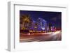 Traffic Early in the Evening in the Art Deco District, Ocean Drive, Miami South Beach-Axel Schmies-Framed Premium Photographic Print