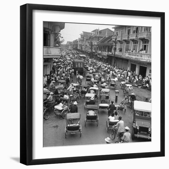 Traffic in Bangkok-Dmitri Kessel-Framed Photographic Print