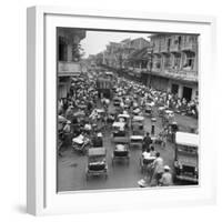 Traffic in Bangkok-Dmitri Kessel-Framed Photographic Print