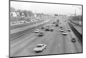 Traffic in Chicago, Illinois, Ca. 1962.-Kirn Vintage Stock-Mounted Photographic Print