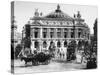 Traffic in Front of Opera House-null-Stretched Canvas