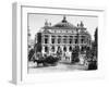 Traffic in Front of Opera House-null-Framed Photographic Print