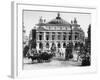 Traffic in Front of Opera House-null-Framed Photographic Print