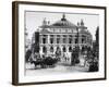 Traffic in Front of Opera House-null-Framed Photographic Print