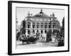 Traffic in Front of Opera House-null-Framed Photographic Print