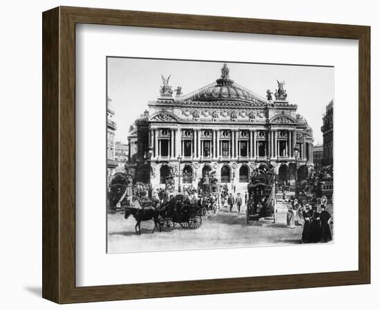 Traffic in Front of Opera House-null-Framed Photographic Print