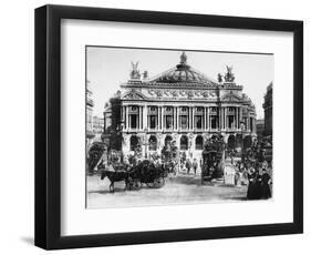 Traffic in Front of Opera House-null-Framed Photographic Print