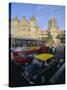 Traffic in Front of the Station, Victoria Railway Terminus, Mumbai, Maharashtra State, India-Gavin Hellier-Stretched Canvas