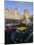 Traffic in Front of the Station, Victoria Railway Terminus, Mumbai, Maharashtra State, India-Gavin Hellier-Mounted Photographic Print