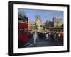 Traffic in Front of the Station, Victoria Railway Terminus, Mumbai, Maharashtra State, India-Gavin Hellier-Framed Photographic Print