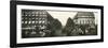 Traffic in Paris, France, Early 20Th Century (Circa 1900) - Panoramic View of Boulevard Des Italien-French Photographer-Framed Giclee Print