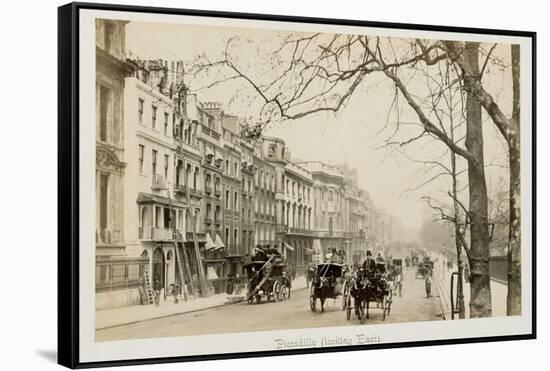 Traffic in Piccadilly-Philip de Bay-Framed Stretched Canvas
