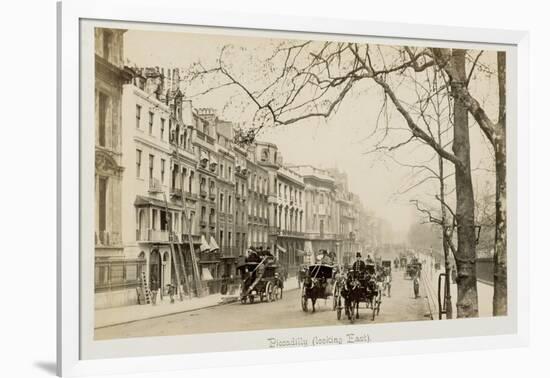 Traffic in Piccadilly-Philip de Bay-Framed Photographic Print