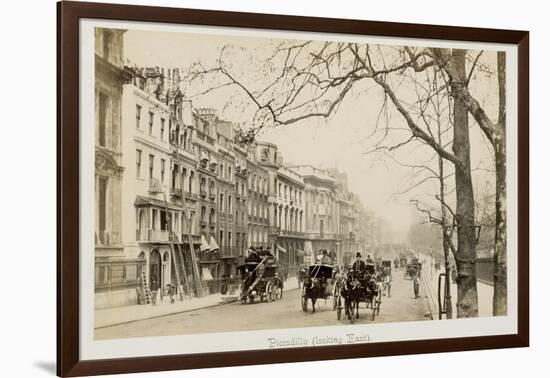 Traffic in Piccadilly-Philip de Bay-Framed Photographic Print