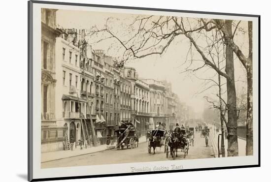 Traffic in Piccadilly-Philip de Bay-Mounted Photographic Print