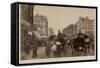 Traffic in Regents Circus-Philip de Bay-Framed Stretched Canvas