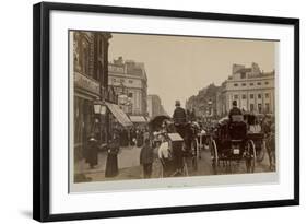 Traffic in Regents Circus-Philip de Bay-Framed Photographic Print