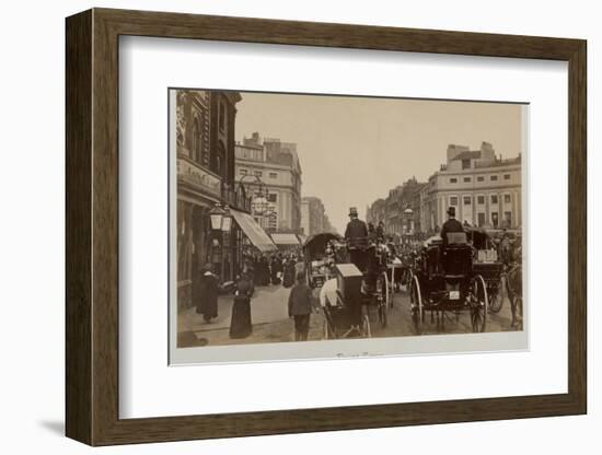 Traffic in Regents Circus-Philip de Bay-Framed Photographic Print